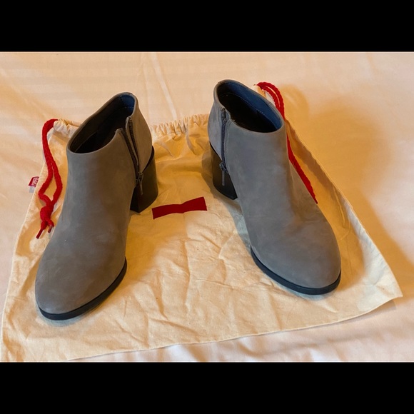 Camper Hanna Suede Heeled Ankle Booties EU38 - Picture 4 of 12